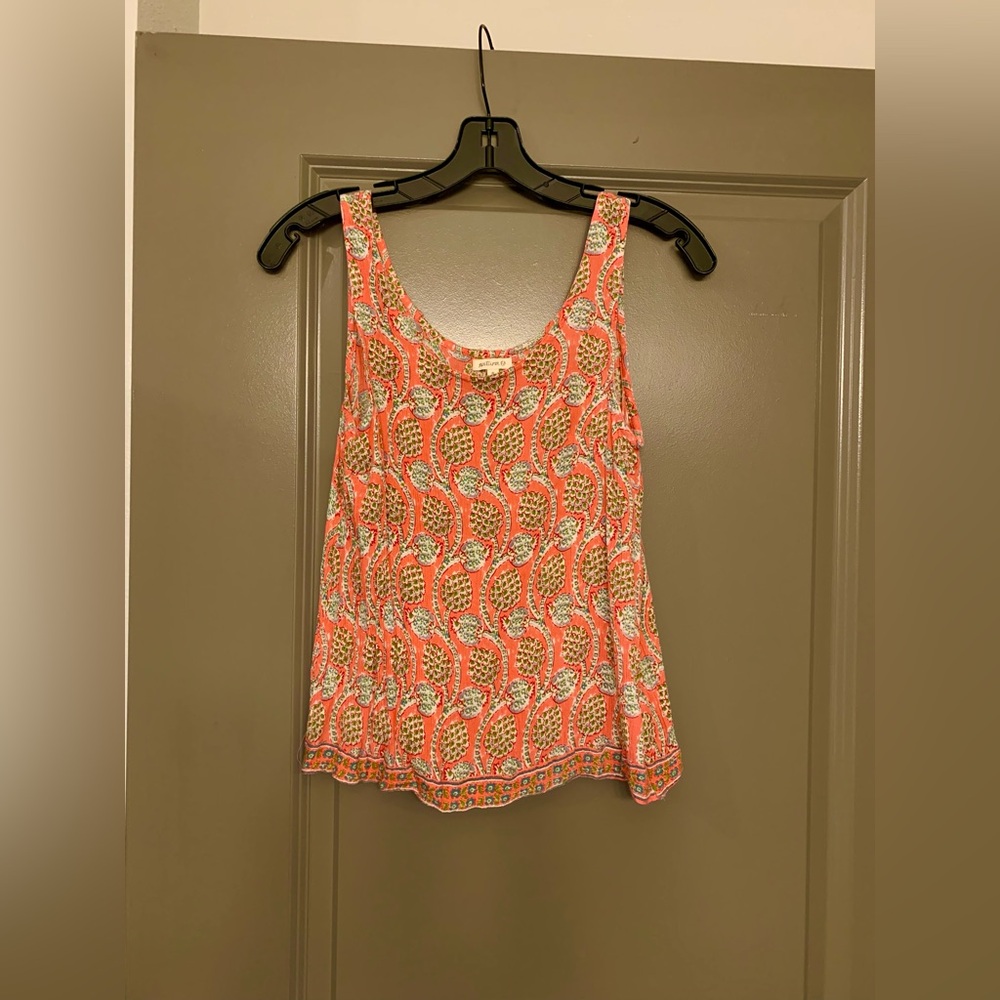 Paisley Print Sleeveless Top; Women’s; Natura; size S (US - XS).